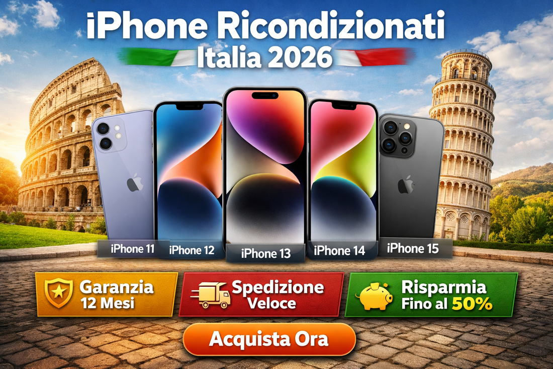 migliori iPhone ricondizionati in Italia 2026 con iPhone 11 12 13 14 15 smartphone sbloccati con garanzia e spedizione veloce