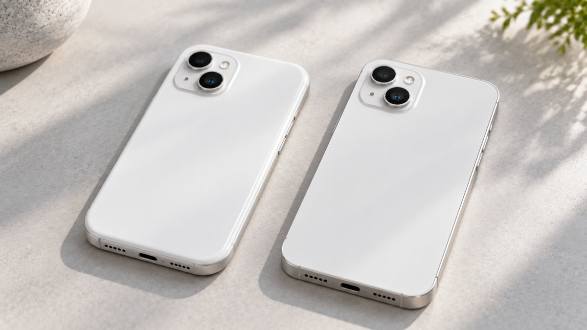 iPhone 11 and iPhone 12 side by side