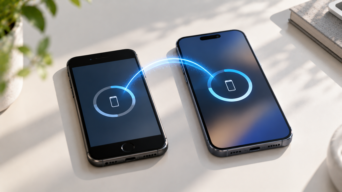Transferring data from an old phone to a refurbished iPhone