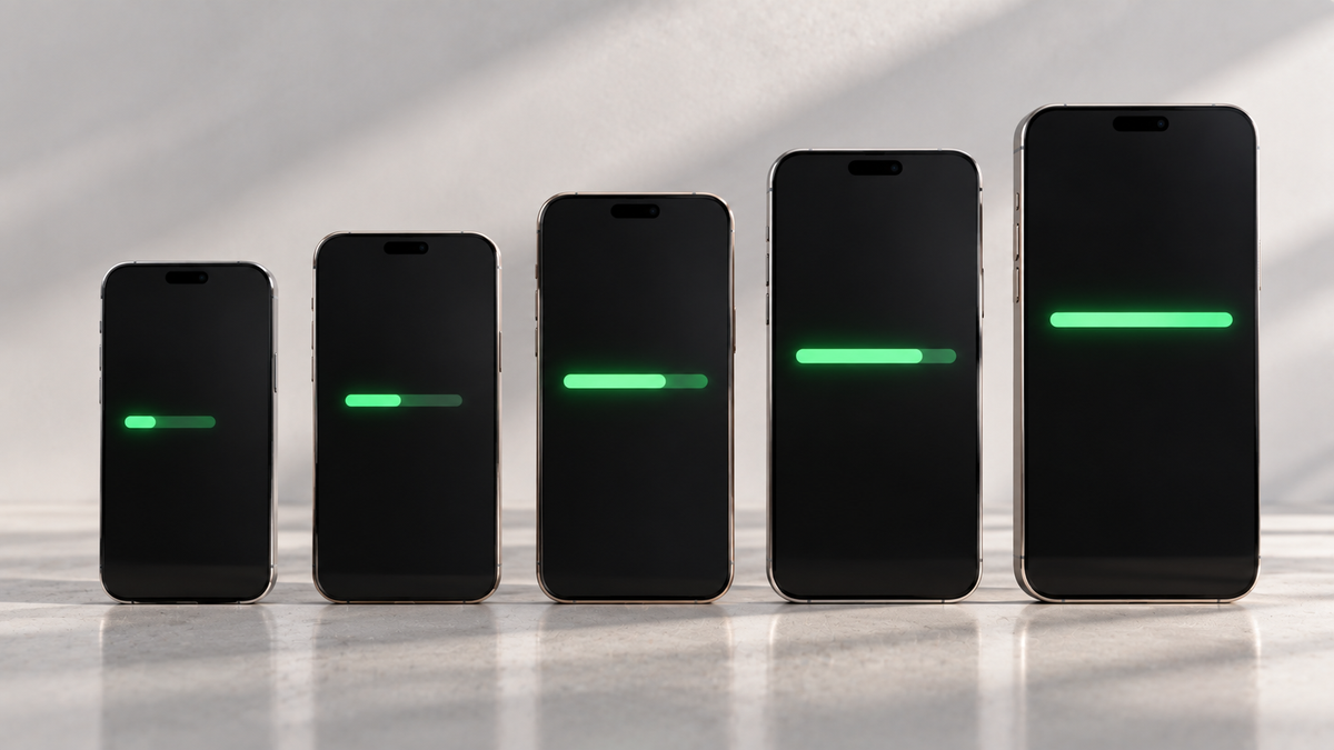 Comparing iPhone battery life across models